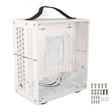 23x20.5x12cm Miniature ITX PC Case Clear Arcylic