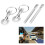 Universal Bonnet Hood Pin Pins Lock Latch Kit for 5