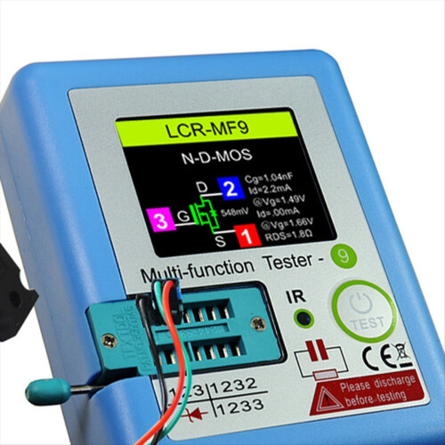 LCR-MF9 TFT LCD multimetrový tester tranzistorů 1