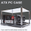 PC-test Open behuizing Rack Bench Frame DIY Gaming Computer Open behuizing 4