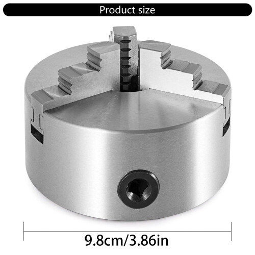 Heavy Duty 5" 3 Jaw Self Centering Lathes Chuck, Precise 2
