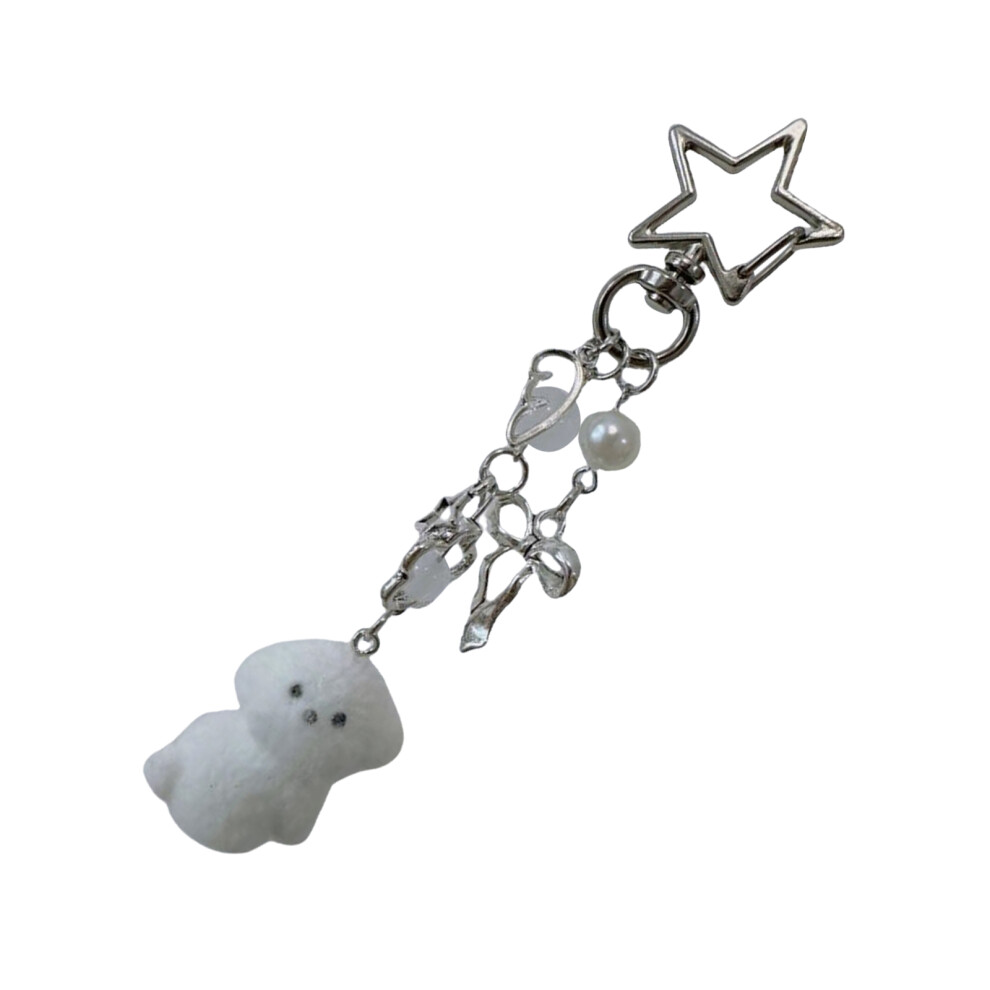 Cartoon Keychain For Women And Girls Plush Dog Bag Pendant 7751000012977