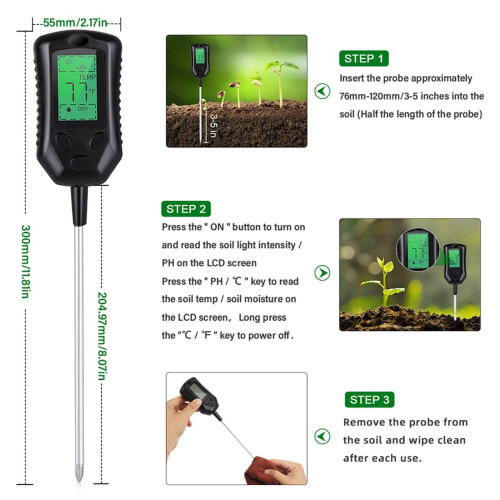 Professional Soil Condition Moisture Sunlight Detection 2