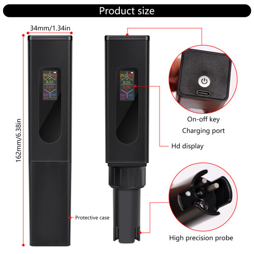 Comprehensive Water Quality Instrument with Auto Temperature 2