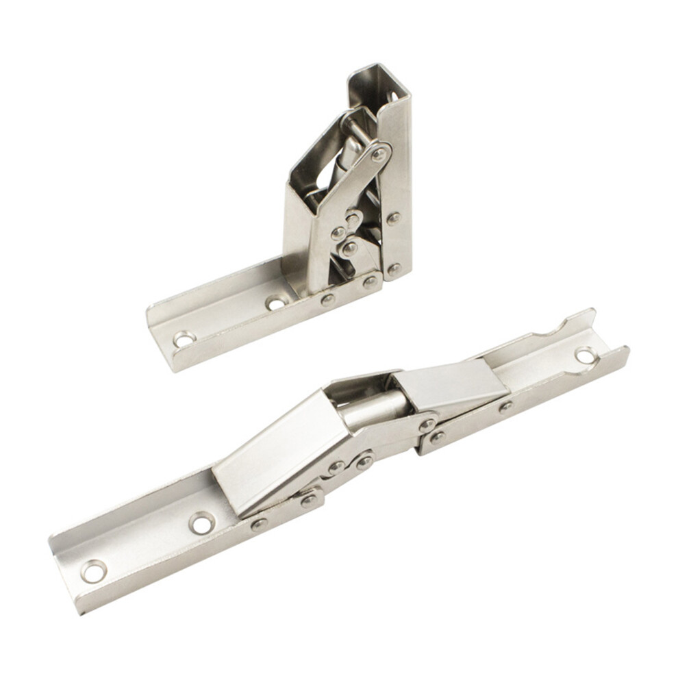 2Pcs 90 Degree Self-Locking Folding Hinge Table Leg Brackets 7751000013707