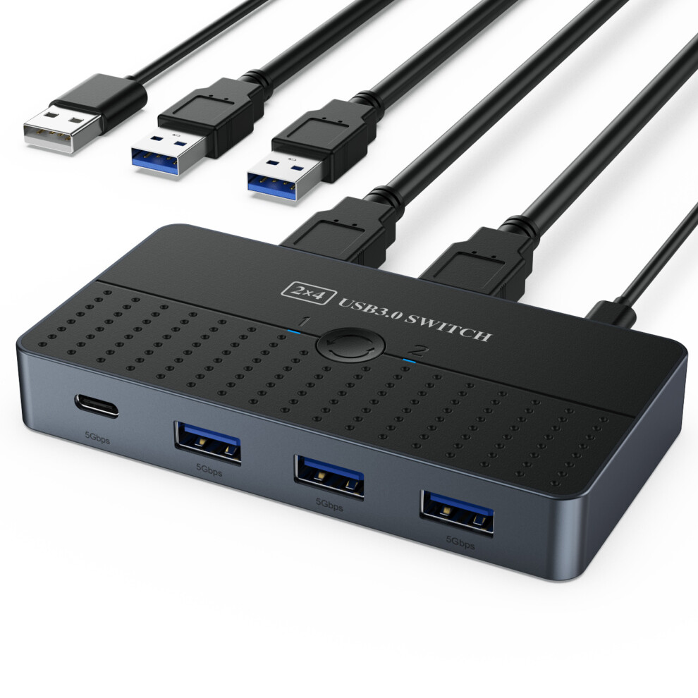 Usb 3.0 Kvm Sharing Switcher Selector 2 Port Input 4 Port 7751000013851