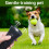 Handheld dog repeller with LED light Battery powered 4