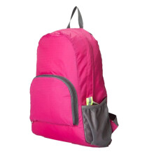 Outdoor Travel 16L Waterproof Foldable Backpack Rose Red Lightweight & Durable