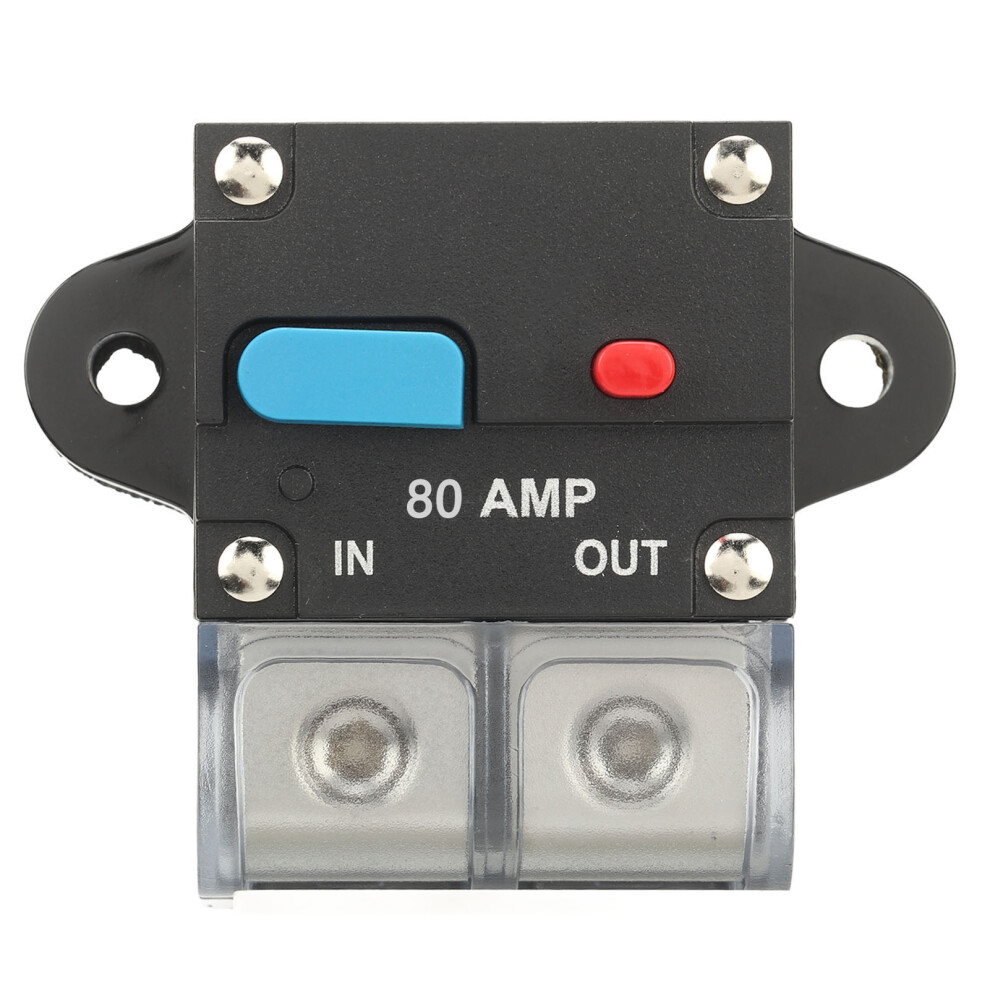 Dc24v 80A Circuit Breaker With Manual Reset Switch For Marine & Automotive Use 8191349141805