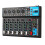 Mixer de áudio profissional de 7 canais com reprodutor de MP3 USB Plug UE 1