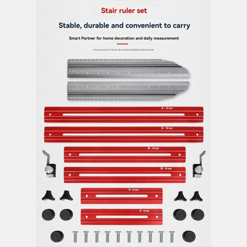 Trap meetinstrument, traptrede meter, traptrede sjabloon tool