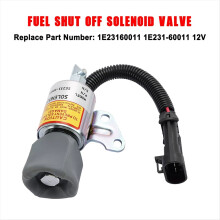 SA-4899-12 1E231-60011 Solenoide de corte de combustible de 12 V para B1700D