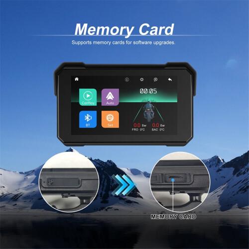 Φορητή οθόνη πλοήγησης GPS 5 ιντσών Wireless Carplay 2
