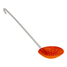 Ice Fishing Ladle - Portable Aluminum Alloy Skimmer with Long Handle, 46x11.5x7.5cm Silver Winter Fishing Spoon