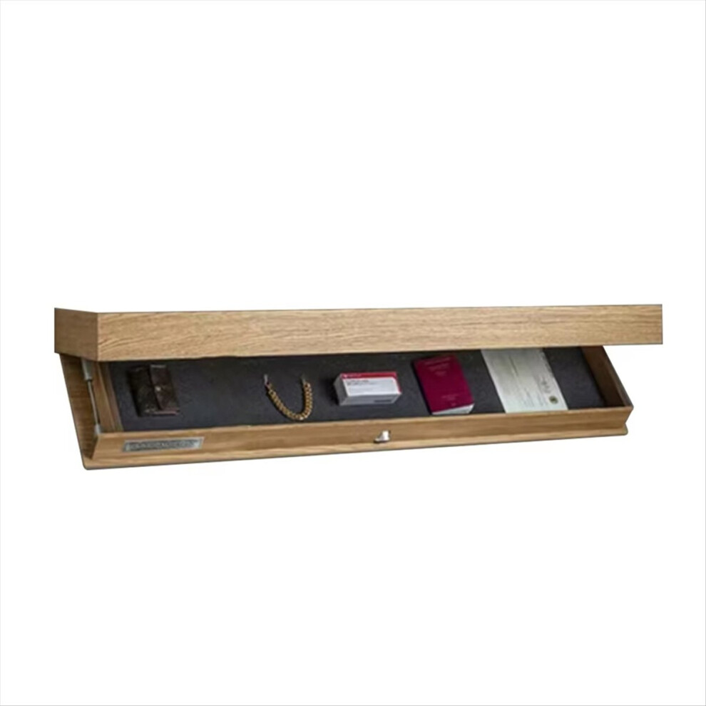 Solid Wood Floating Shelf With Hidden Compartment Home Decor A 4711467099150