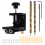 Pocket Hole Drill Guide Dowel Jig, Oblique Hole Locator Μαύρο 4