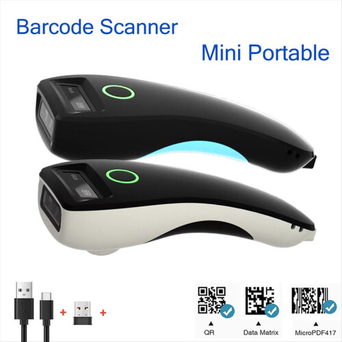C70 Handheld Portable Express Scanner Leitor de código de barras Bluetooth Branco 2