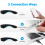 C70 Handheld Portable Express Scanner Leitor de código de barras Bluetooth Branco 2