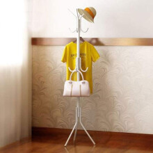 (White) 175cm Coat Stand Garment Rack Metal 12 Hooks Clothes Rail Hat Umbrella Hanger Hanging 3 Tier Freestanding Storage Holder Hat Handb