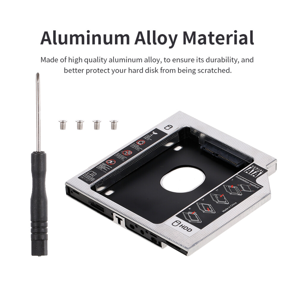Aluminum Alloy Sata3.0 2Nd Hdd Caddy 9.5Mm 2.5 8320539160634