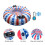 Inflatable Ski Ring PVC Sledding Tube Thicken Snow 4