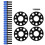 Car Hub Centric Wheel Spacers Kit 15mm 20mm 7