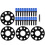 Car Hub Centric Wheel Spacers Kit 15mm 20mm 4