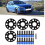 Car Hub Centric Wheel Spacers Kit 15mm 20mm 9