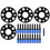 Car Hub Centric Wheel Spacers Kit 15mm 20mm 3