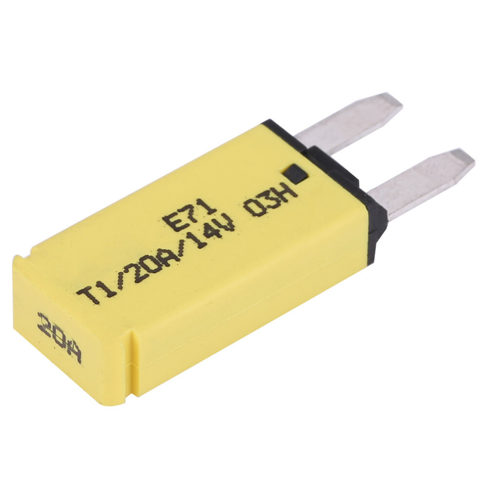 14V Dc Automatic Reset Mini Circuit Breaker Blade Yellow 8320539160825