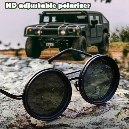 Ρυθμιζόμενα γυαλιά ηλίου 1-9 Gears Rounded Polarized Glasses 2
