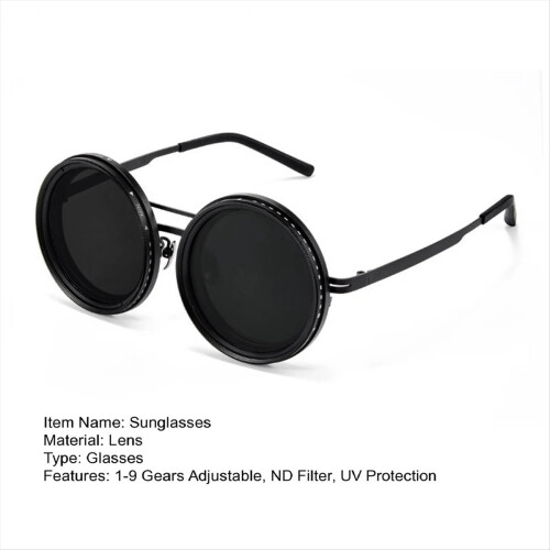 Ρυθμιζόμενα γυαλιά ηλίου 1-9 Gears Rounded Polarized Glasses 1