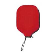 Pickleball Paddle Sleeve Cover for Standard Rackets, Red Storage Bag with Durable Material and Lightweight Design