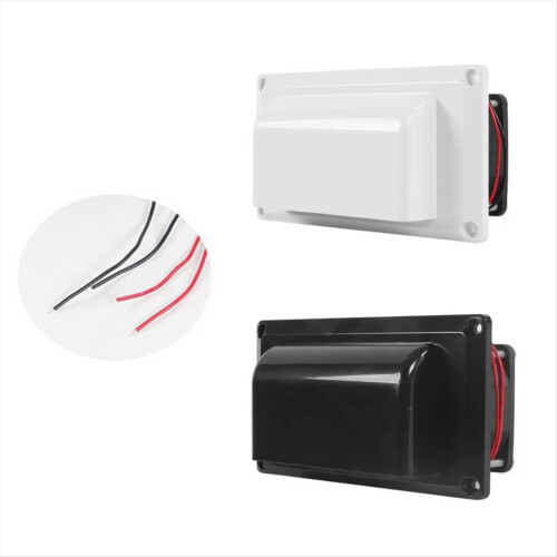 Caravan Motorhome Trailer Ventilação de ar lateral Ventilação Exaustor Branco 1