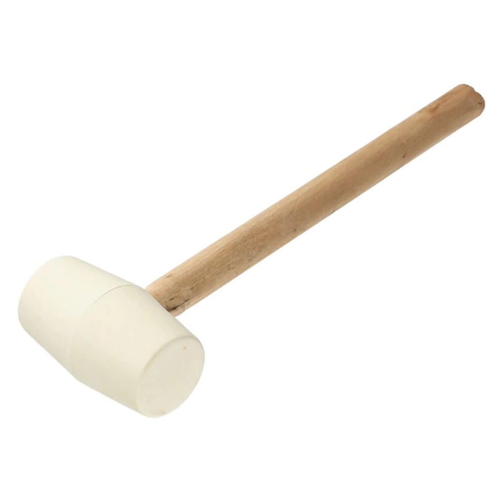 Rubber Mallet With Wooden Handle For Floor Tile Installation, Heavy Duty Rubber Hammer For Home Improvement Hand Tools 6447073647765