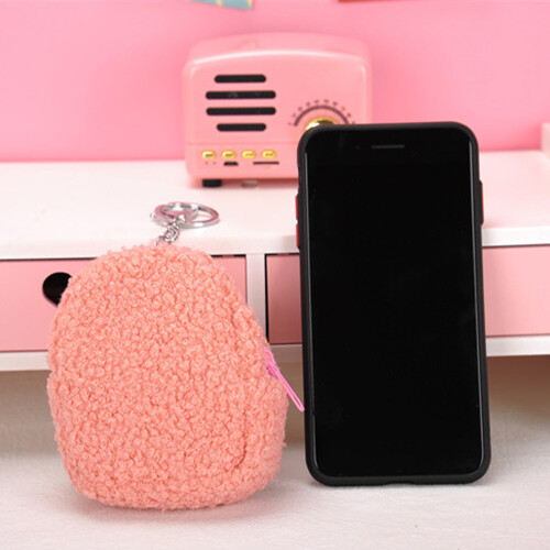 Data Line Plüsch-Münztasche Pink, 35,00 g Mini 2