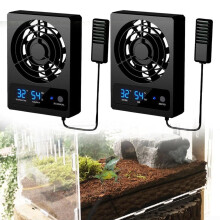 Reptile Enclosure Ventilation Fan for Quiet and Relaxing Environment, Low Noise Level, Energy Efficient, 120V