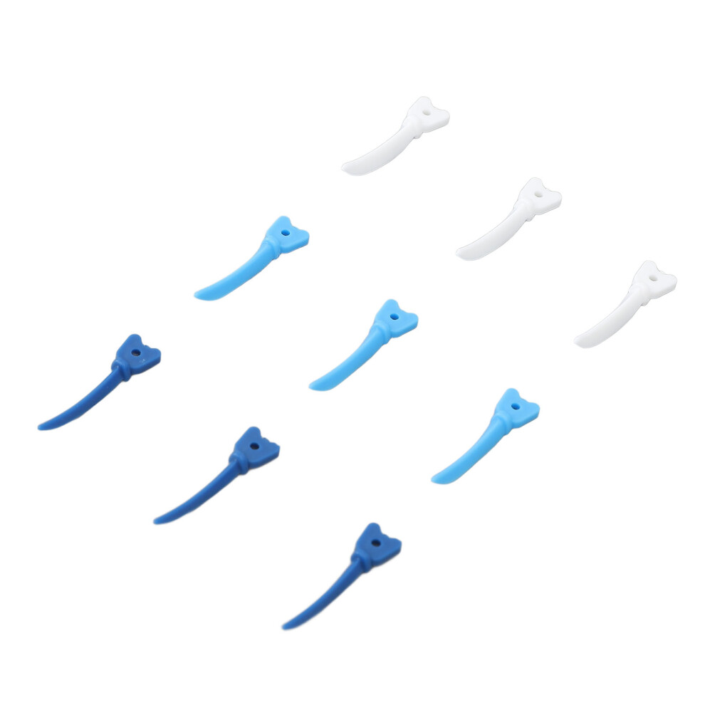 120pcs Plastic Tooth Wedge Interproximal Separator Fixing Wedge with Storage Box