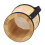 Lightweight Hand Drum with Sheepskin Top & Strap for Performances 12