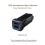 Για εσωτερικά αξεσουάρ αυτοκινήτου USB+QC3.0 Quick Charger 2