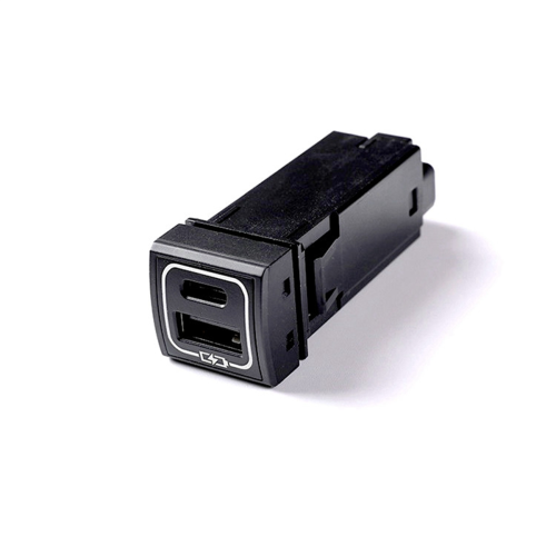 Για εσωτερικά αξεσουάρ αυτοκινήτου USB+QC3.0 Quick Charger