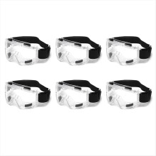 Óculos de segurança 6PCS Anti respingos à prova de poeira Trabalho Laboratório Óculos de proteção