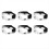 6PCS Safety Goggle Anti Splash Dust Proof Work Lab Eyewear Eye 1