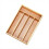Bamboo Cutlery Silverware Tray Divider Storage Tray Rack Storage Box 4