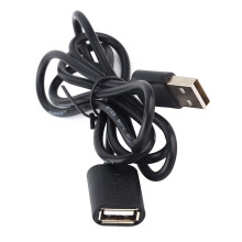 5i Rubber TPE Soft Wire Black USB Charging Cable for Huawei 4 Smart Bracelet