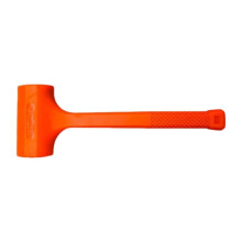 Dead Blow Mallet Automotive Bearing Installation Tool 2 lb Rubber Soft Face Heavy Duty for DIY Repairing Tasks