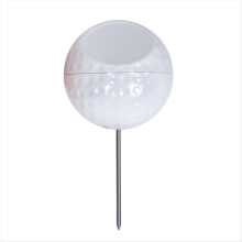 Flight Golf Course Tee Golden Supplies Ballmarker Weiß