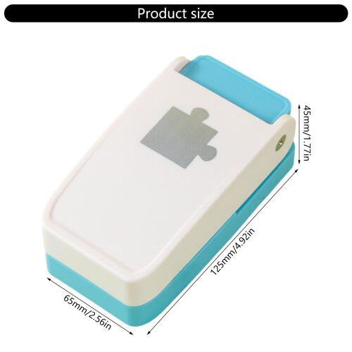 Easy Grip Jigsaws Punch for Precise Hole Crafting Paper Puncher 2