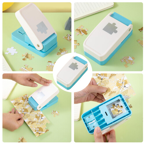 Easy Grip Jigsaws Punch for Precise Hole Crafting Paper Puncher 1