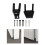 Wall Mounted Sliding Door Guide Barn Door Bottom Floor Guide 2